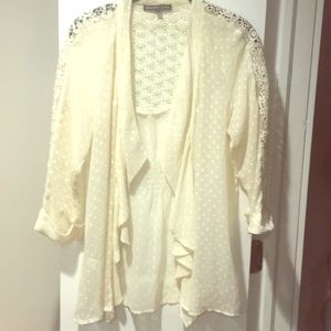 Cream color cardigan